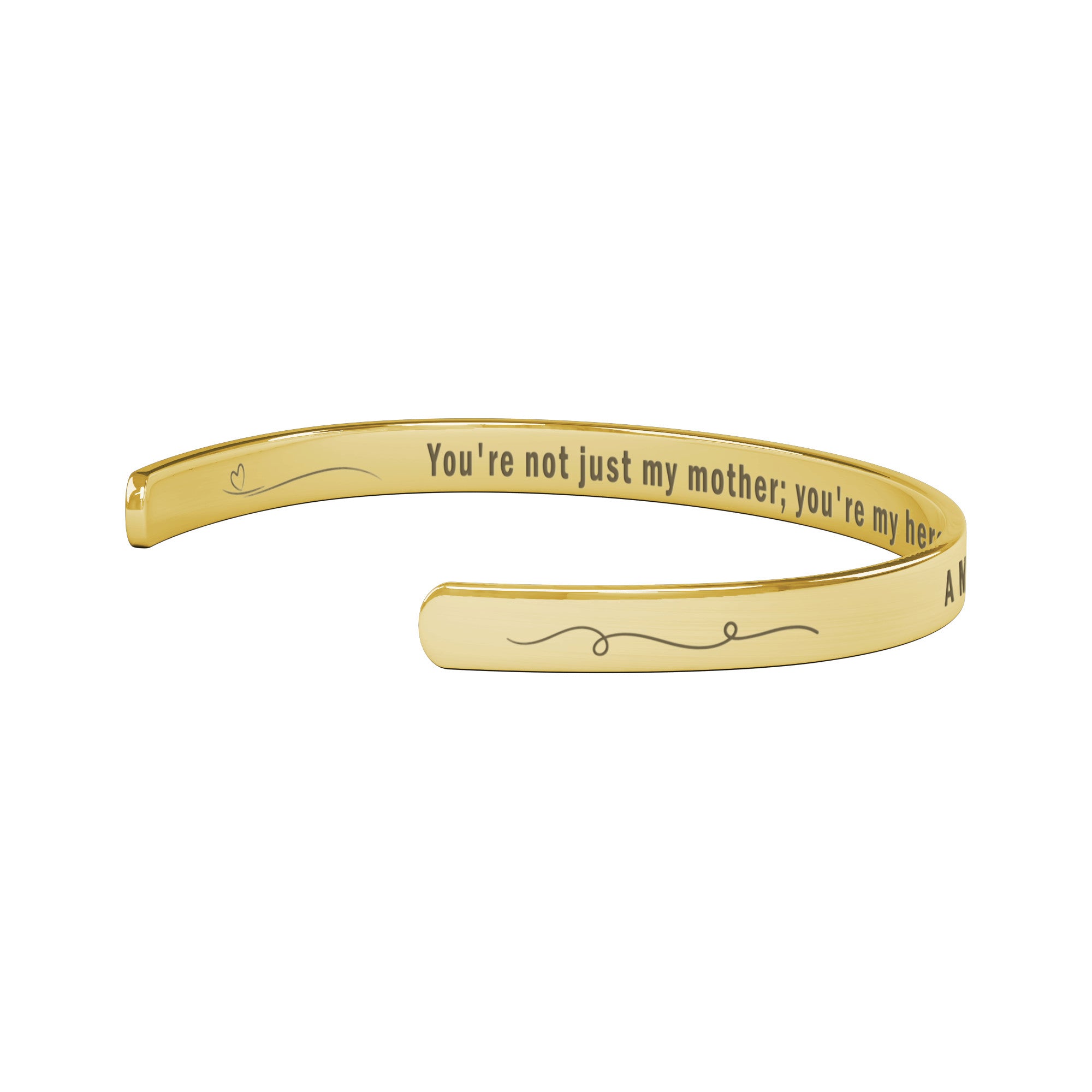 A Mother's Love Shapes Heros Cuff Bracelet