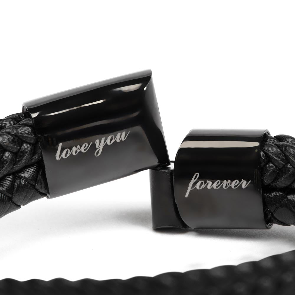 With This Bracelet  - I Will Love You Forever - Men's Bracelet