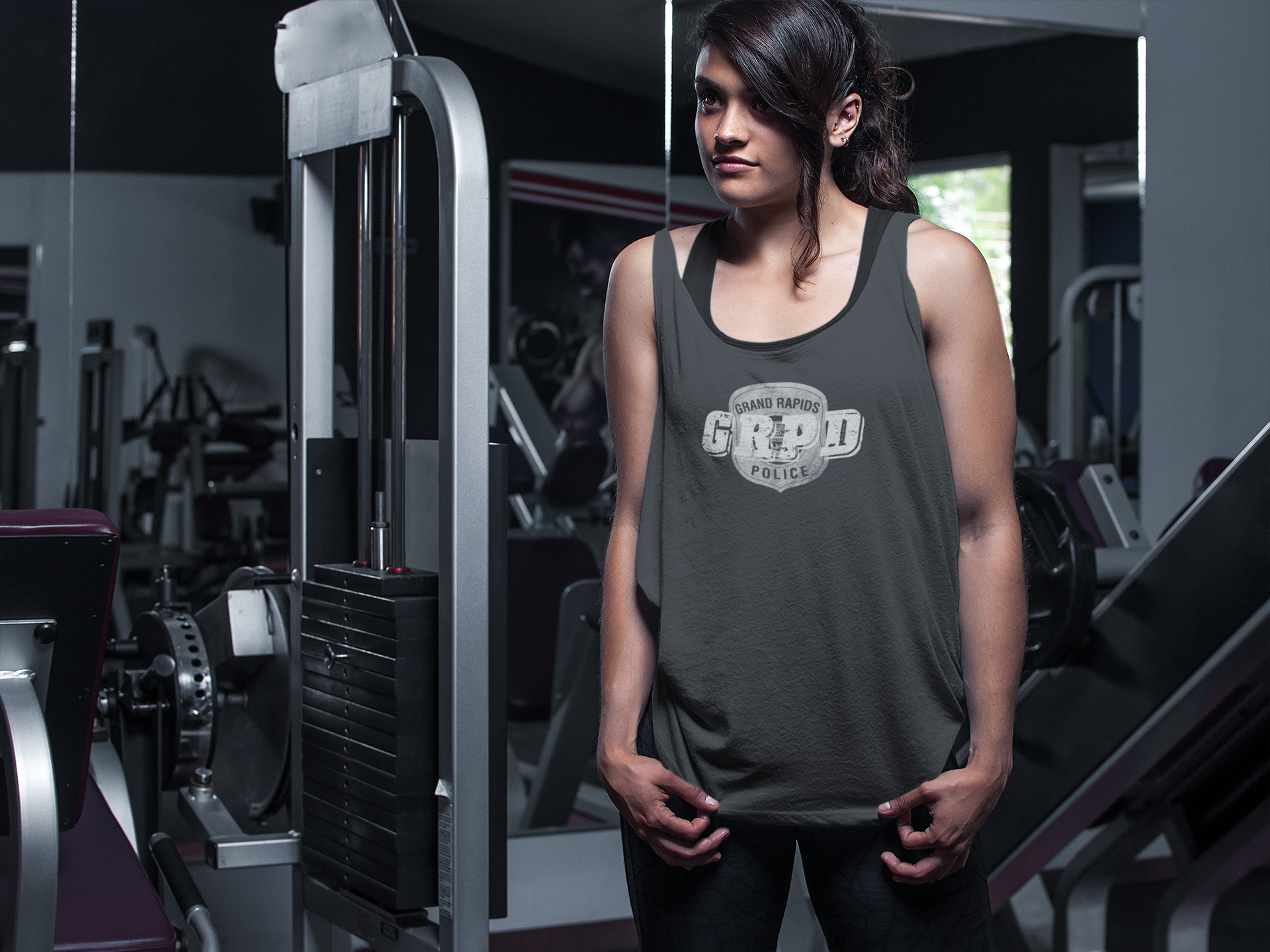 GRPD Women's Flowy Scoop Muscle Tank